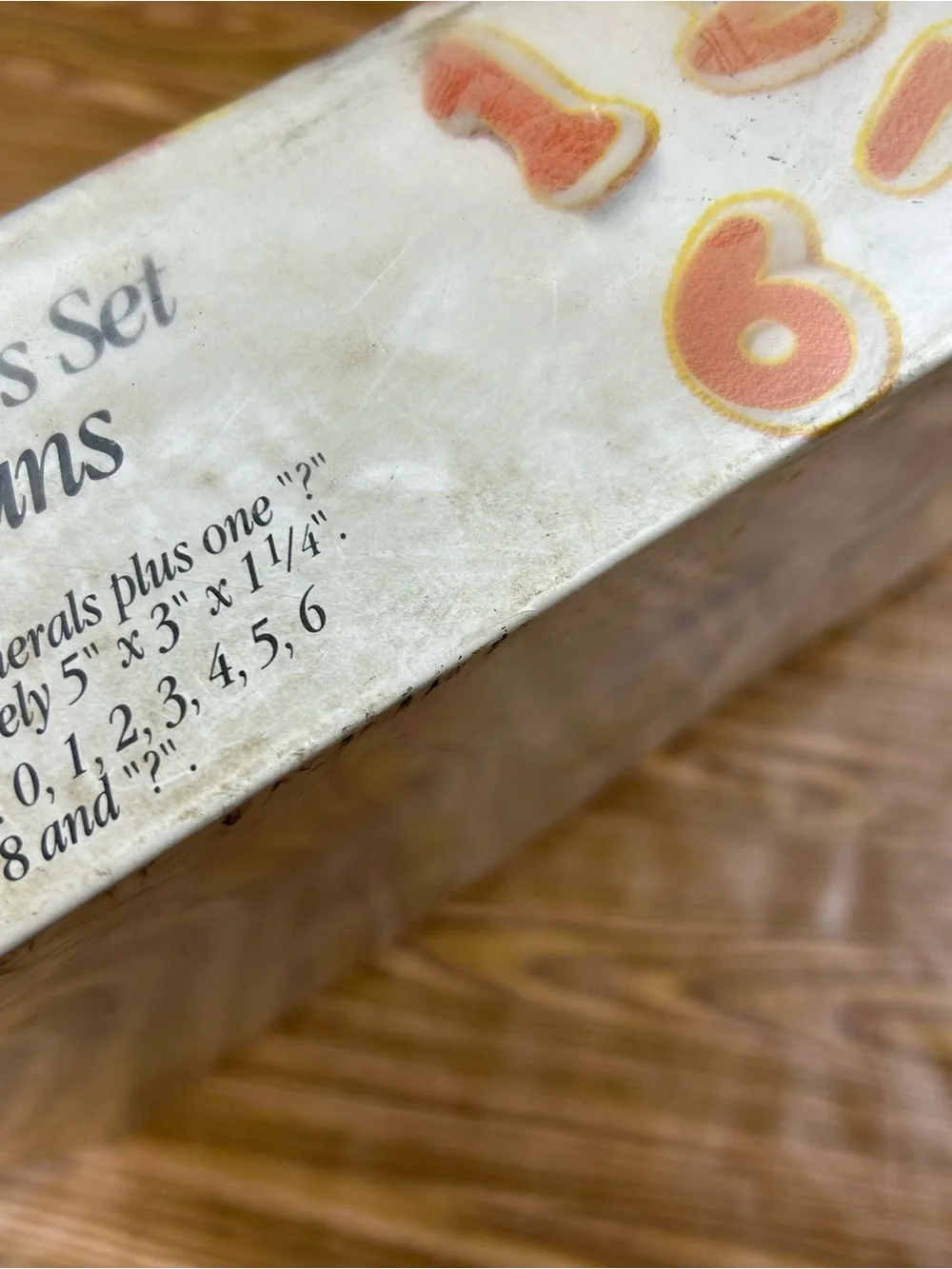 Vintage Wilton Numbers Cake Pans 0-9 Plus ? 1993 NEW New Old Stock Cake Pan Set